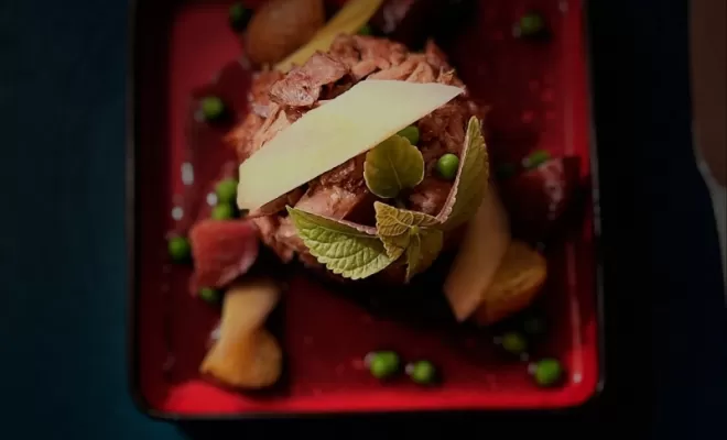 Manger un effiloché de canard façon parmentier à Dinan, Dinan, L'Auberge du Pélican